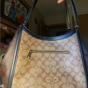 A authentic coach purse.